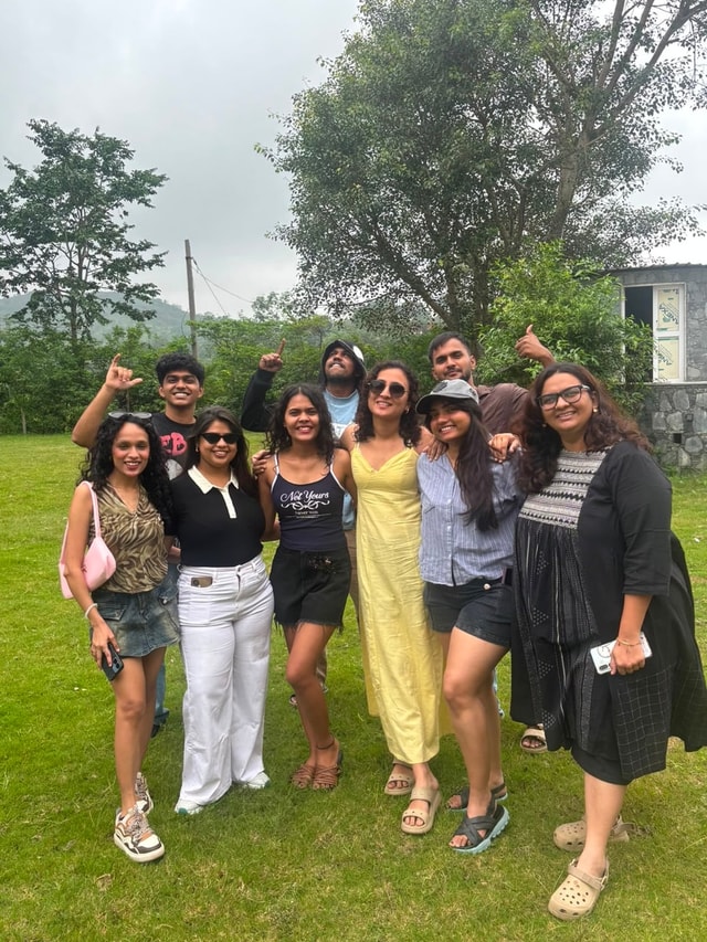The team together at the offsite